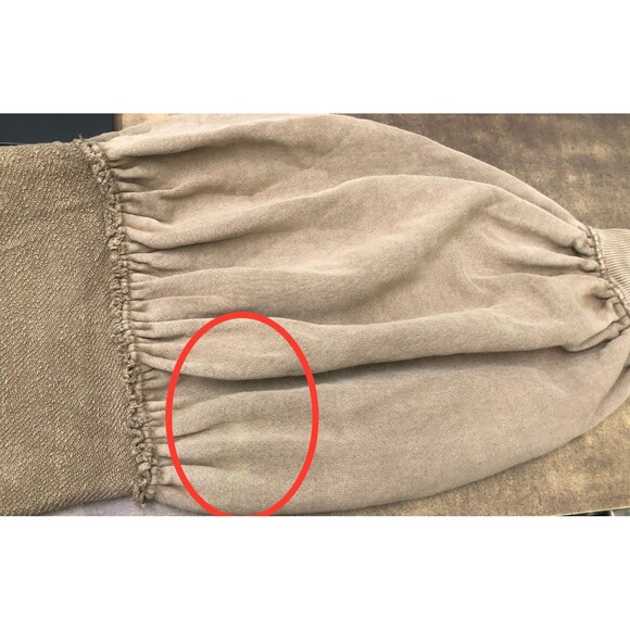 Free People Oversized Ribbed Sweatshirt Top Balloon Sleeve Slouchy S NWD 283631 - Picture 9 of 11